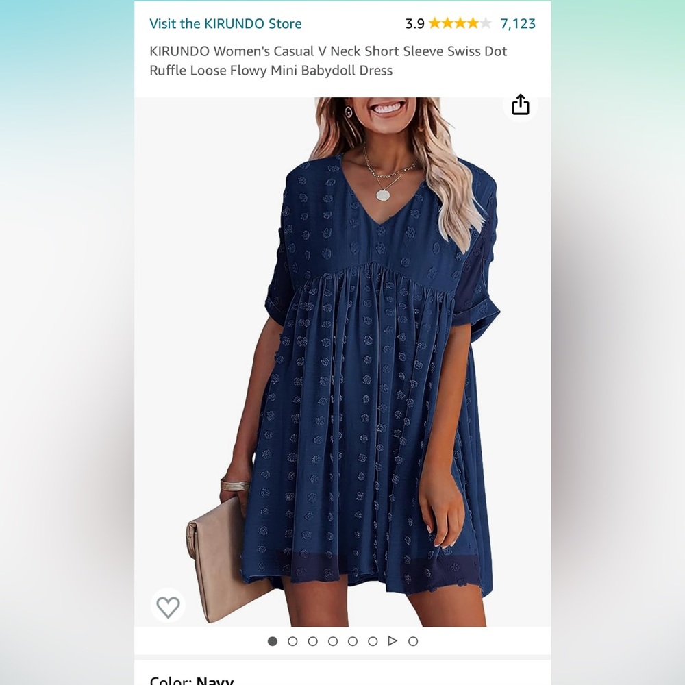 Women’s Casual V Neck Short Sleeve Swiss Dot Ruffle